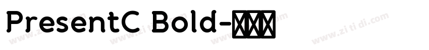 PresentC Bold字体转换